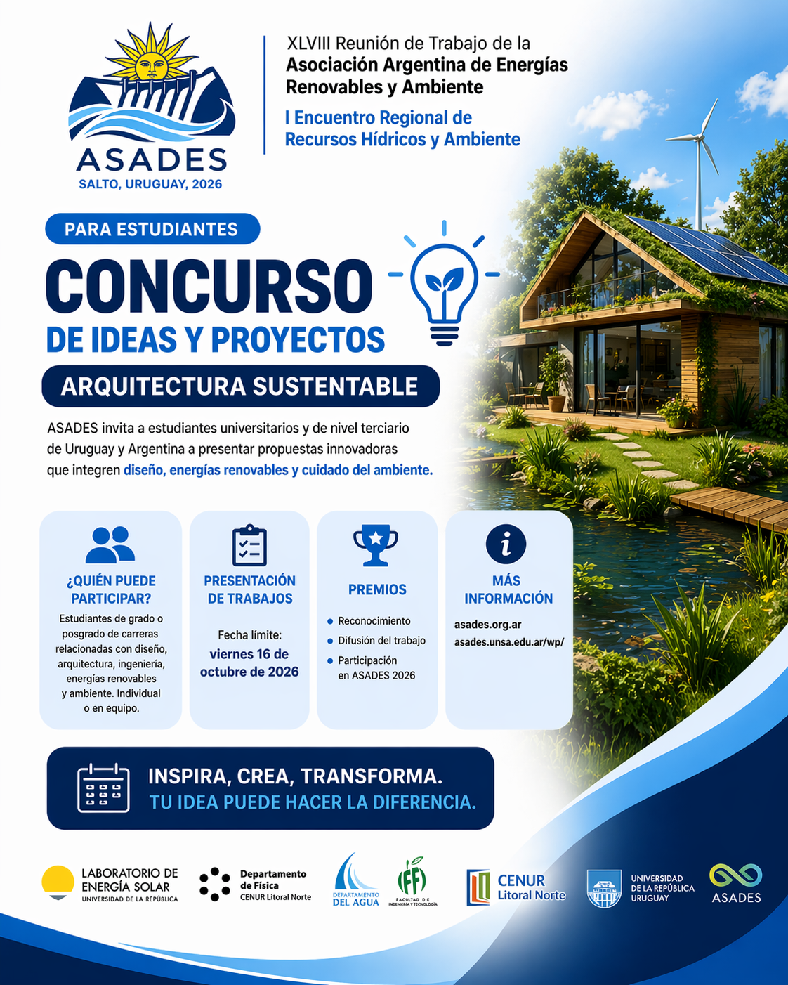 Concurso de ideas y proyectos Arquitectura Sustentable - ASADES