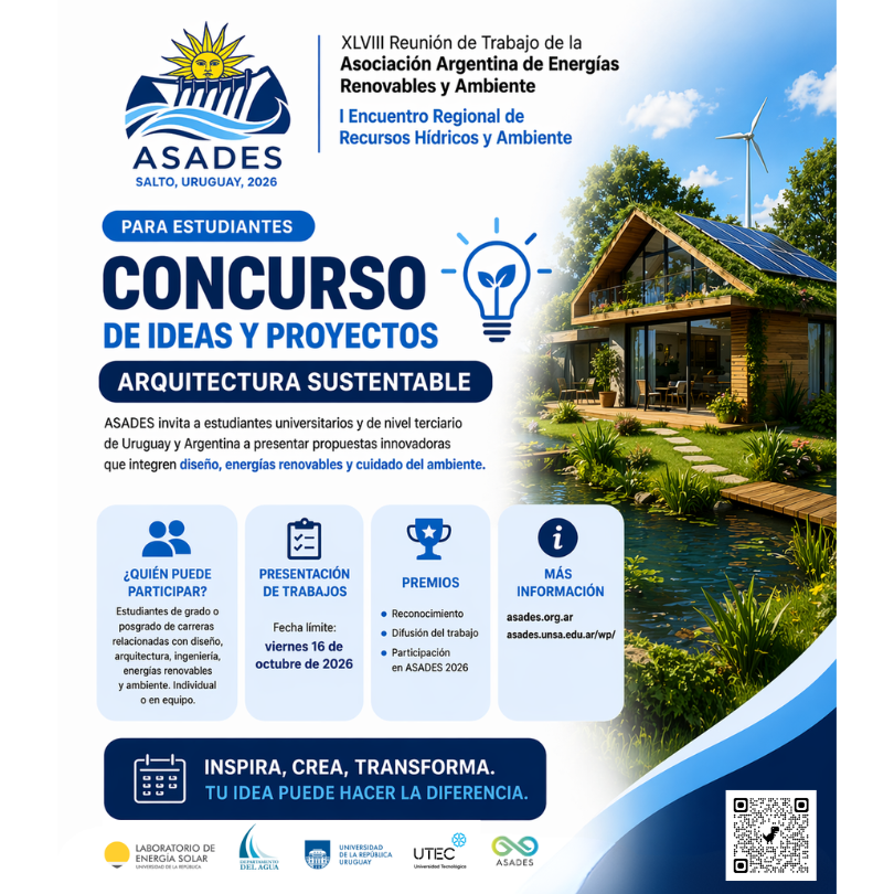 Concurso de ideas y proyectos Arquitectura Sustentable - ASADES
